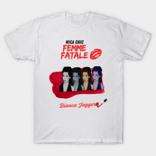 Femme Fatale Bianca Jagger T-Shirt